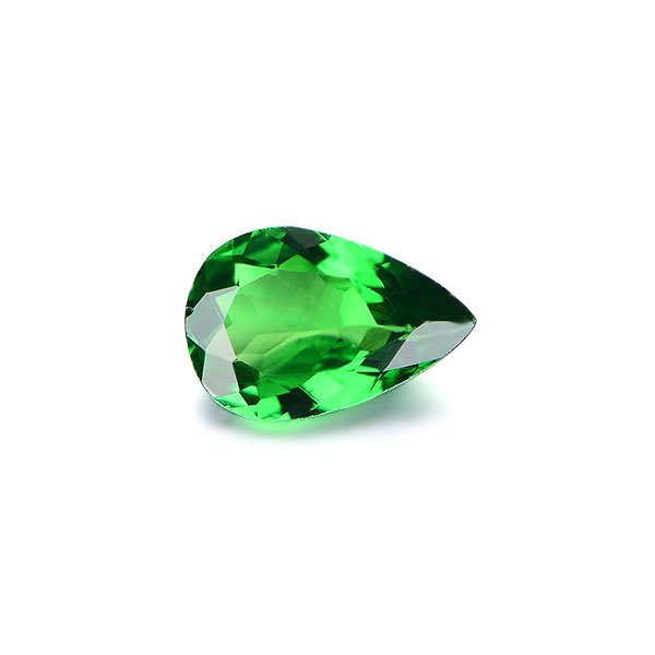 32克拉 水滴形翠绿色沙弗莱石裸石戒面