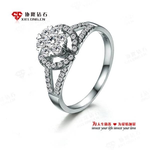G18K金钻石戒指-醉爱
