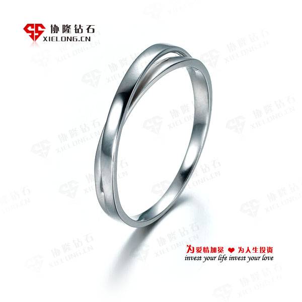 22K黄情侣男戒-皇家盛典