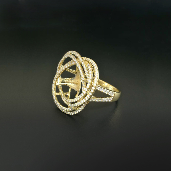 黄g18k金豪华戒托