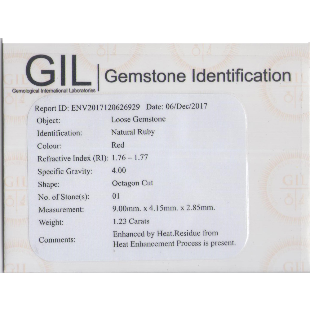 23克拉gil红宝石
