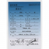 0.780克拉蓝宝石钻石戒指