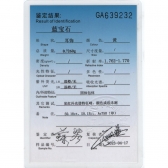 18K金黄蓝宝耳钉