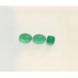 1.830克拉/3颗 祖母绿统包货