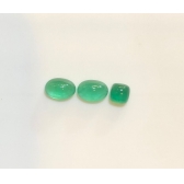 1.830克拉/3颗 祖母绿统包货