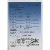 天然沙弗莱钻石耳钉