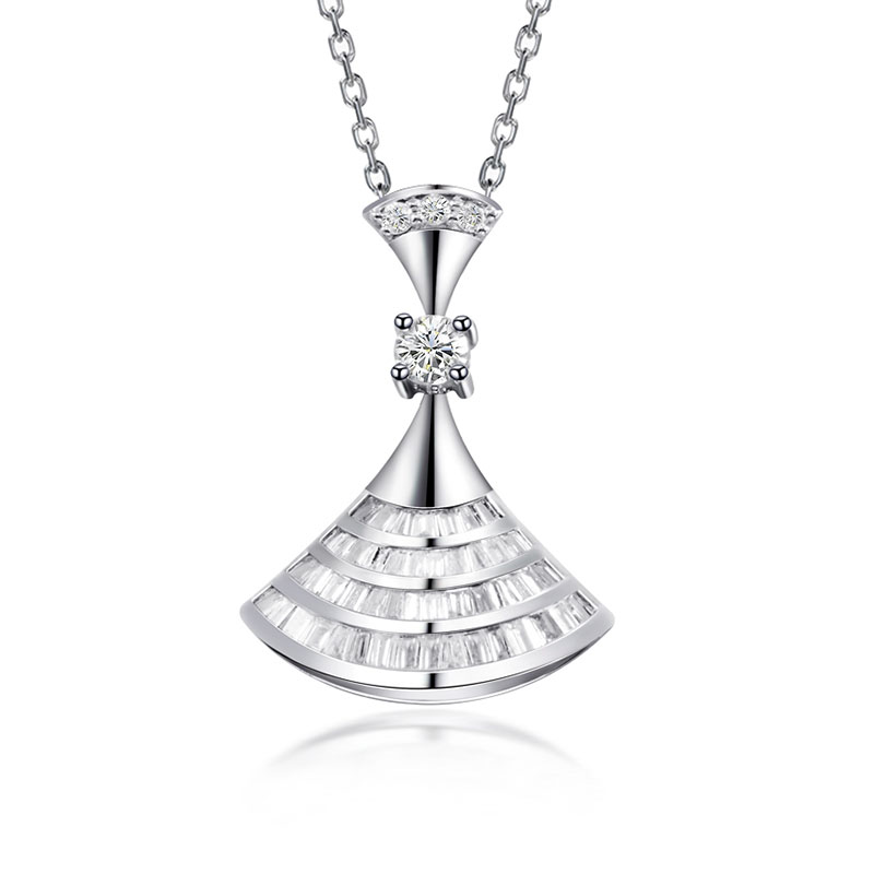 45分天然钻石吊坠