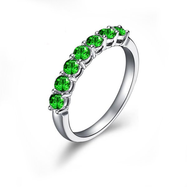 1.31克拉天然沙弗莱戒指