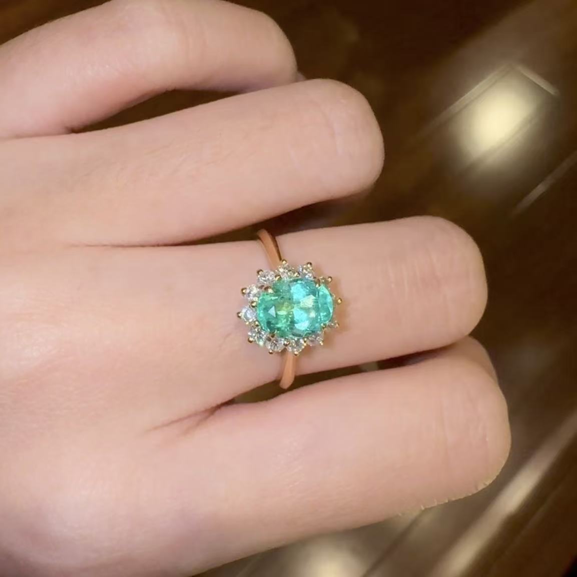 5.26克拉天然祖母绿钻戒