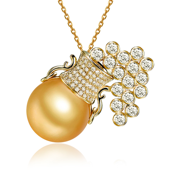 天然海水珍珠吊坠