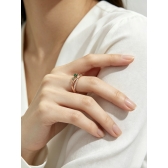 18K��ɳ������ʯ��ָ